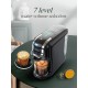 5-in-1 coffee machine, 19-bar multi-capsule coffee maker, compatible with Dolce Gusto capsules, Nespresso capsules, ESE capsules, and ground coffee from HiBREW.