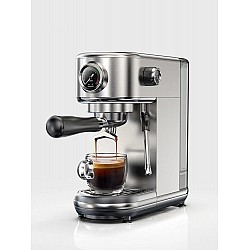 HiBREW 20Bar Semi-Automatic Espresso Machine, Temperature-Adjustable Cold/Hot Brewing, Slim Design for Cappuccino Making (Model H10B)