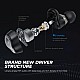 SOUNDPEATS H1 Bluetooth 5.1 Noise Cancelling Touch Control Earbuds with 2 High-Definition Microphones, 40 Hours Playtime 