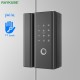 Fingerprint Glass Door Lock Bluetooth Wifi Support Phone APP 4 Unlock Method For Office Glass And Wooden Door