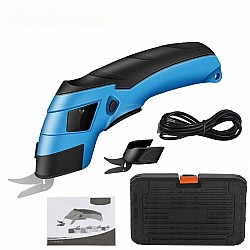 Wireless electric scissors for cutting, suitable for fabrics, leather, cotton materials, cardboard, and more