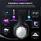 E1000 WT 7.1 Surround Wireless Headphones with 2.4GHz Frequency from EKSA for Gaming with ENC Mic, Low Latency for PC/PS4/PS5/Xbox.