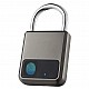 Smart Portable Fingerprints Tuya APP Pad Lock With USB Key Support for Emergency 1year Use after One Time Charge