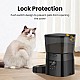 ROJECO Automatic Pet Feeder Button Version, Auto Cat Food Dispenser, Accessories Smart Control Pet Feeder for Cats, Dogs, Dry Food
