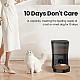 ROJECO Automatic Pet Feeder Button Version, Auto Cat Food Dispenser, Accessories Smart Control Pet Feeder for Cats, Dogs, Dry Food