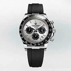 2024 PAGANI DESIGN Men's Quartz Watch: Top Brand Luxury with Automatic Date, Waterproof, Sport Chronograph