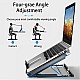Gaming Laptop Cooler Large Size For 12-16 Inch Notebook Two USB Laptop Cooling Pads Wind Speed Adjustable Silent Laptop Stand