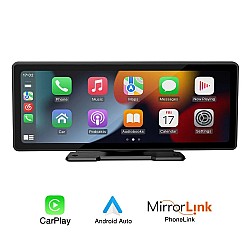 10.26-Inch Universal Car Screen Multimedia System with WiFi Video Player and Wireless CarPlay Compatibility for Apple and Android Devices
