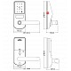 RAYKUBE A290F Smart Fingerprint Door Lock with Tuya APP, Wifi Remote Control, Key and IC Card Access for Smart Home